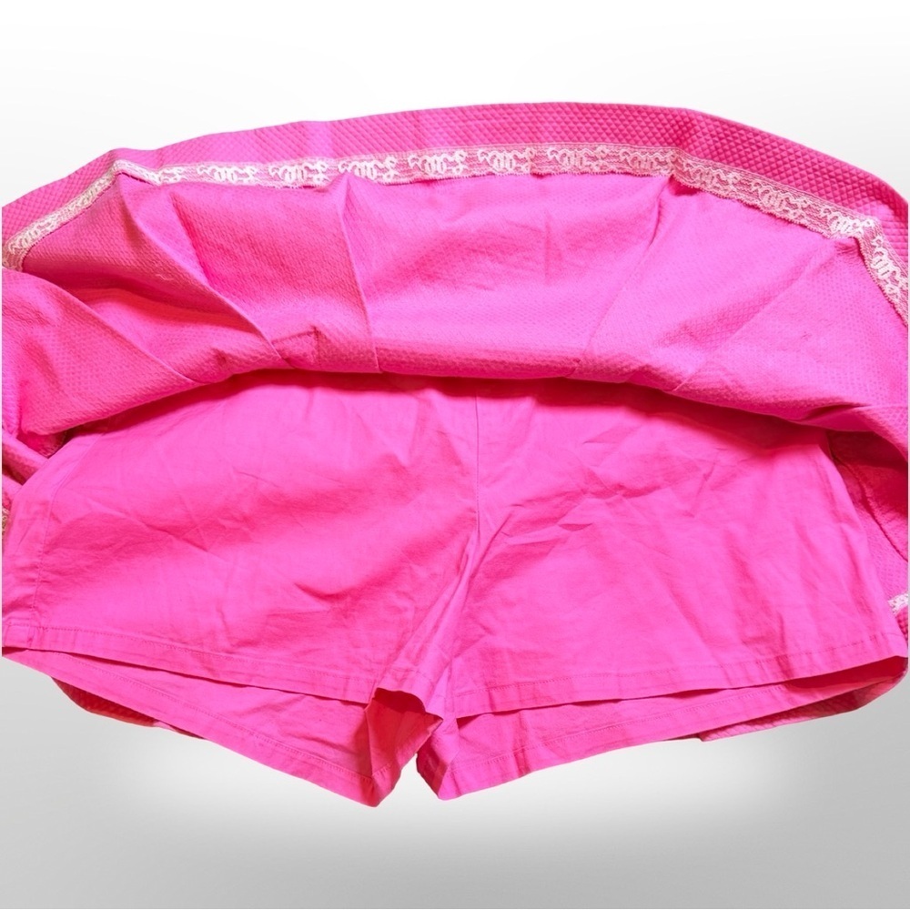 💖 Lilly Pulitzer Preppy Pink Tennis Skort | Lime Green Trim | Size 4 - Picture 2 of 11